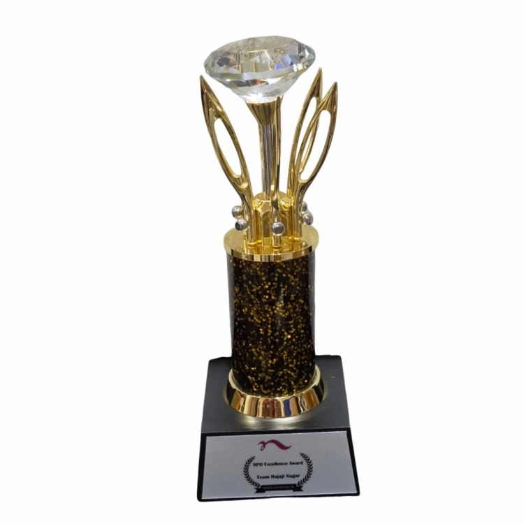 Diamond Metal Award Trophy